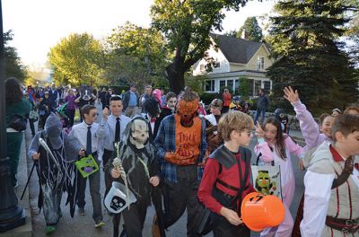 Marion Halloween Parade 2017
Halloween in the Marion village is one event that shouldn’t be missed! Hundreds upon hundreds of little ghosts, ghouls, and goblins took to the streets to show off their costumes and follow it up with some treats (no tricks) and refreshments at the Marion Music Hall, sponsored by those very kind witches at the Marion Art Center. The Sippican School students led the parade under the direction of Hannah Moore. Photo by Paul Lopes
