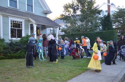 Marion Halloween Parade 2017
Halloween in the Marion village is one event that shouldn’t be missed! Hundreds upon hundreds of little ghosts, ghouls, and goblins took to the streets to show off their costumes and follow it up with some treats (no tricks) and refreshments at the Marion Music Hall, sponsored by those very kind witches at the Marion Art Center. The Sippican School students led the parade under the direction of Hannah Moore. Photo by Paul Lopes
