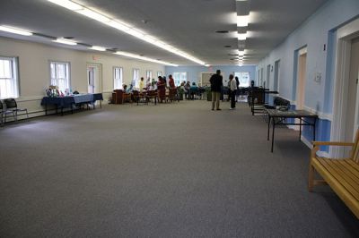 A Sacred Space 
The Town of Marion celebrated the grand opening of the Benjamin D. Cushing Community Center on August 12 with an Open House, welcoming the general public to view the results of a months-long renovation that converted the old VFW Post #2425 building into a center for seniors and all residents to enjoy. The VFW post donated the building to the Town after it disbanded last year. Photos by Jean Perry
