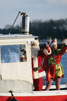 Marion Holiday Stroll
 It was all about Santa on December 10 for the annual Marion Holiday Stroll, although at first the Grinch stole the show (but not Christmas) until Santa made his big arrival at Town Wharf to the chanting of his name, stealing back from the Grinch his rightful place as the center of attention. Photos by Jean Perry
