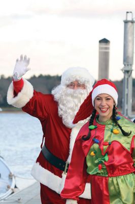 Marion Holiday Stroll
 It was all about Santa on December 10 for the annual Marion Holiday Stroll, although at first the Grinch stole the show (but not Christmas) until Santa made his big arrival at Town Wharf to the chanting of his name, stealing back from the Grinch his rightful place as the center of attention. Photos by Jean Perry
