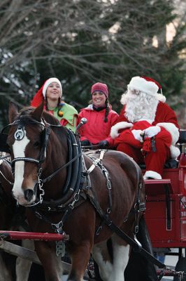 Marion Holiday Stroll
 It was all about Santa on December 10 for the annual Marion Holiday Stroll, although at first the Grinch stole the show (but not Christmas) until Santa made his big arrival at Town Wharf to the chanting of his name, stealing back from the Grinch his rightful place as the center of attention. Photos by Jean Perry
