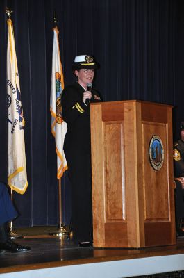 Marion  Veterans Day Ceremony
Marion held its annual Veterans Day ceremony on November 11 at Sippican School, featuring Navy Lieutenant Heather Hutchison as the main speaker. Photos by Sarah French Storer
