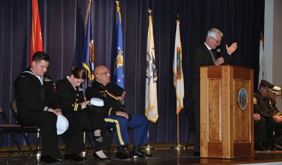 Marion  Veterans Day Ceremony
Marion held its annual Veterans Day ceremony on November 11 at Sippican School, featuring Navy Lieutenant Heather Hutchison as the main speaker. Photos by Sarah French Storer
