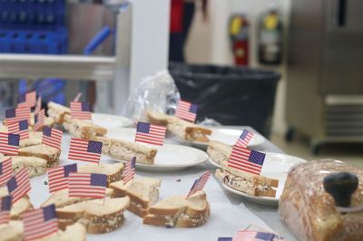 Marion Veterans Day
Following the town’s Veterans Day observance, the Marion Council on Aging hosted a lunch for veterans at the Benjamin D. Cushing Community Center. Photos courtesy Robert Pina
