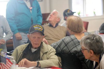 Marion Veterans Day
Following the town’s Veterans Day observance, the Marion Council on Aging hosted a lunch for veterans at the Benjamin D. Cushing Community Center. Photos courtesy Robert Pina
