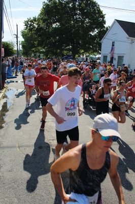 Mattapoisett Road Race
Will Benoit and Margot Appleton defended their respective men’s and women’s titles in the July 4 Mattapoisett Road Race, and competitors were greeted by favorable weather for the 9:00 am start. Photos by Mick Colageo - July 11, 2024 edition
