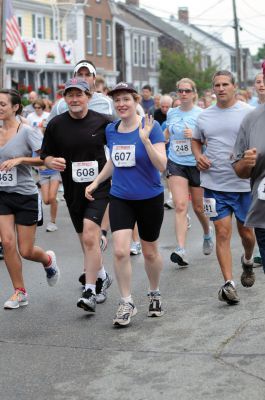 Mattapoisett Road Race
On Wednesday, July 4, over 1,000 runners braved the rain to participate in the Annual Mattapoisett Road Race.  All money raised from the 5-mile race will benefit graduating students from Old Rochester Regional High School.  Photo by Felix Perez.
