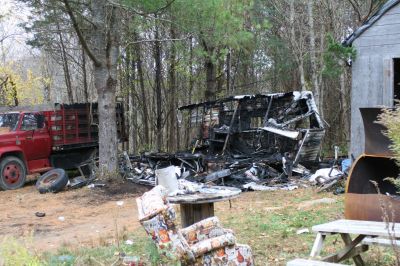 Camper Fire
The Mattapoisett Fire Department responded to a fire involving a camper at 110 Marion Road at 5:30 pm on Wednesday, November 4, 2009. A shed and a truck on the scene were also damaged in the fire. According to Chief Murray, the structures and vehicle were all clustered closely together in a remote area on the property and were fully involved on arrival. An electric heater in the camper is being looked into as the cause. The owner of the property had just purchased the camper three weeks ago. 
