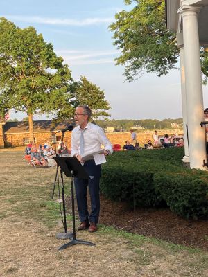 Mattapoisett Town Band 
On Wednesday, July 30, the Mattapoisett Town Band held its 125th anniversary concert at Shipyard Park. The band, under Band Director Jayson Newell, played songs from throughout their long history. Photos by Marilou Newell
