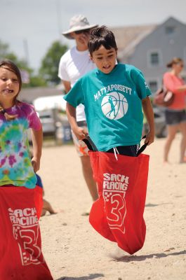 Opening Day
Beachgoers celebrated the official opening of the Mattapoisett Town Beach on June 20. The beach house has been renovated and was ready for the roughly 200 participants in Mattapoisett Recreation’s Beach Olympics and other family activities. Photos by Felix Perez
