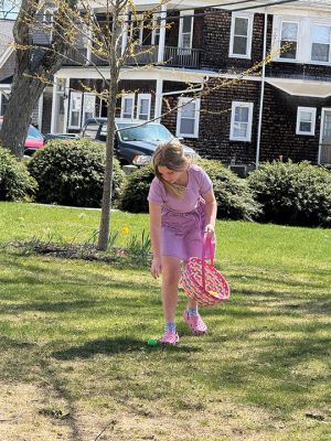 Easter Egg Hunt
The Mattapoisett Congregational Church held an Ester Egg Hunt flowing Pastor Michael's service on Sunday. Photo courtesy Jennifer Shepley

