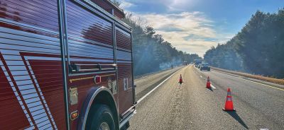 Highway Fire
On December 29, Mattapoisett and Marion Fire departments prevented multiple fires set along Route 195 eastbound from reaching the woods. Mattapoisett Fire Department reported on its Facebook page, responding with Chief 1, Engine 1, Engine 2 and Engine 4 to a reported “small fire” on Route 195 eastbound between the Mattapoisett and Marion exits. A 100-foot-long, active brush fire was confirmed, moving into the “wood line.” Soon thereafter, more fires were discovered along 195, including one that was estimate
