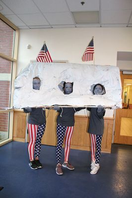 Annual Halloween Costume Contest 
The Mattapoisett Police Department’s Annual Halloween Costume Contest had spectators spinning in circles as the most creative than ever costumes paraded around the Center School gymnasium Thursday night. The costumes were such a hit, even the judges had a hard time choosing the winners of each age group. Photos by Jean Perry
