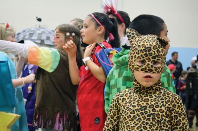 Annual Halloween Costume Contest 
The Mattapoisett Police Department’s Annual Halloween Costume Contest had spectators spinning in circles as the most creative than ever costumes paraded around the Center School gymnasium Thursday night. The costumes were such a hit, even the judges had a hard time choosing the winners of each age group. Photos by Jean Perry
