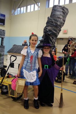 Annual Halloween Costume Contest 
The Mattapoisett Police Department’s Annual Halloween Costume Contest had spectators spinning in circles as the most creative than ever costumes paraded around the Center School gymnasium Thursday night. The costumes were such a hit, even the judges had a hard time choosing the winners of each age group. Photos by Jean Perry
