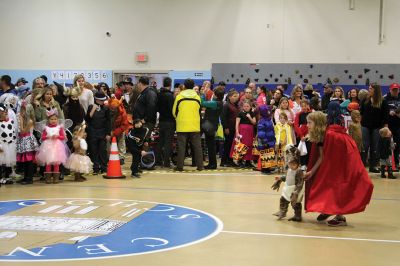 Annual Halloween Costume Contest 
The Mattapoisett Police Department’s Annual Halloween Costume Contest had spectators spinning in circles as the most creative than ever costumes paraded around the Center School gymnasium Thursday night. The costumes were such a hit, even the judges had a hard time choosing the winners of each age group. Photos by Jean Perry
