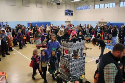 Annual Halloween Costume Contest 
The Mattapoisett Police Department’s Annual Halloween Costume Contest had spectators spinning in circles as the most creative than ever costumes paraded around the Center School gymnasium Thursday night. The costumes were such a hit, even the judges had a hard time choosing the winners of each age group. Photos by Jean Perry
