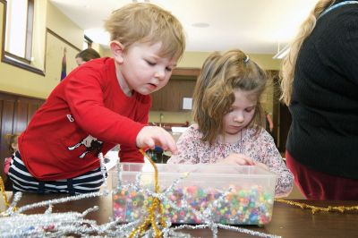 “Frozen” at the Library
While it was warm and sunny outdoors, it was “Frozen” inside the Mattapoisett Library on Friday, February 19. Young library patrons enjoyed a number of Disney’s “Frozen” activities, with even a few Elsas stopping by to join in the fun. Photos by Colin Veitch
