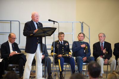 Mattapoisett Memorial Day
The rainy weather kept the Monday Memorial Day observances inside in Marion and Mattapoisett and, although the parades were both canceled, plenty of residents turned out to remember the brave souls we lost in war and honor their memories. Mattapoisett photos by Colin Veitch and Marion photos by Denzil Ernstzen 
