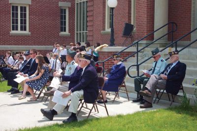 Mattapoisett’s Memorial Day
The remaining members of the Florence Eastman Post 280 American Legion were largely responsible for organizing Mattapoisett’s Memorial Day ceremony, which was held on May 28, 2012.  Photo by Eric Tripoli.

