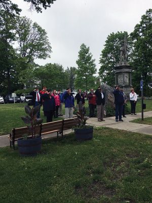 Mattapoisett Memorial Day
The Florence Eastman Post 280 of the American Legion held Memorial Day observances at the war memorials located on the Mattapoisett Library grounds. Photos by Marilou Newell
