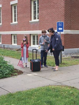 Mattapoisett Memorial Day
The Florence Eastman Post 280 of the American Legion held Memorial Day observances at the war memorials located on the Mattapoisett Library grounds. Photos by Marilou Newell
