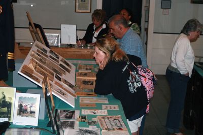 Mattapoisett Museum
The Mattapoisett Museum held an opening night for  their latest exhibit on June 26. The collection of police and fire department memorabilia brought back many memories for municipal employees on hand at the event. Photos by Marilou Newell. 
