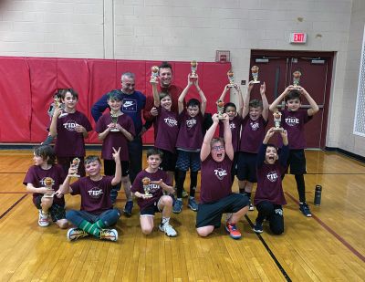 Tide
Tri-Town Basketball Boys Grade 3/4 Division champions – Tide.
