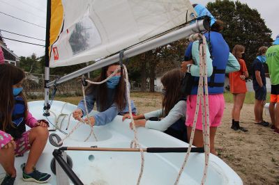 Mattapoisett Sailing
The Mattapoisett Sailing program is in its final week for the 2020 season. Begun in 2006 in memory of William Mee, the program is open to community children divided into two age groups that meet weekday mornings and afternoons at Mattapoisett Town Beach. From 9-11 am and 1-3 pm, students sail under the watchful eye of experienced instructors and three safety boats. For more information on how to support this non-profit organization, visit Mattsail.org. 
