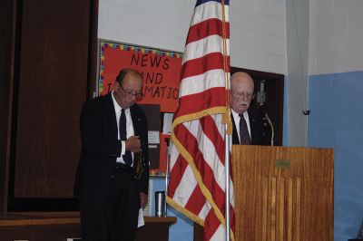 Mattapoisett Veterans Day
Mattapoisett honored its veterans on Monday, November 12, at Old Hammondtown School, with keynote speaker Col. Michael Mendenhall and with entertainment provided by the OHS Concert Band and Chorus, and Jillian Zucco and The Showstoppers. Photos by Jean Perry
