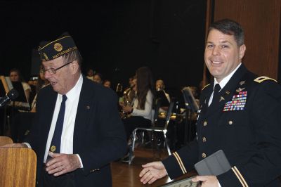 Mattapoisett Veterans Day
Mattapoisett honored its veterans on Monday, November 12, at Old Hammondtown School, with keynote speaker Col. Michael Mendenhall and with entertainment provided by the OHS Concert Band and Chorus, and Jillian Zucco and The Showstoppers. Photos by Jean Perry
