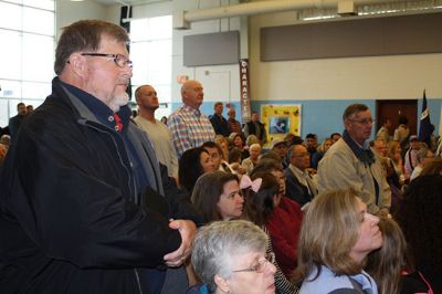 Veteran's Day
A full house at Old Hammondtown School celebrated Mattapoisett veterans and all veterans on November 11. With hundreds in attendance, it was possibly the largest turnout ever for the annual event. Photos by Jean Perry
