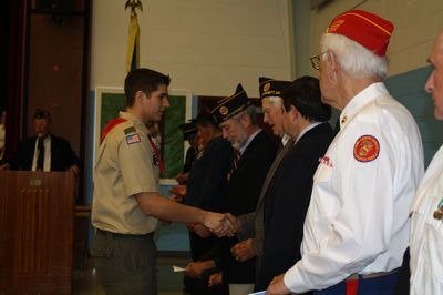 Veteran's Day
A full house at Old Hammondtown School celebrated Mattapoisett veterans and all veterans on November 11. With hundreds in attendance, it was possibly the largest turnout ever for the annual event. Photos by Jean Perry
