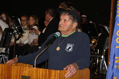 Veteran's Day
A full house at Old Hammondtown School celebrated Mattapoisett veterans and all veterans on November 11. With hundreds in attendance, it was possibly the largest turnout ever for the annual event. Photos by Jean Perry
