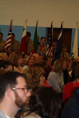 Veteran's Day
A full house at Old Hammondtown School celebrated Mattapoisett veterans and all veterans on November 11. With hundreds in attendance, it was possibly the largest turnout ever for the annual event. Photos by Jean Perry
