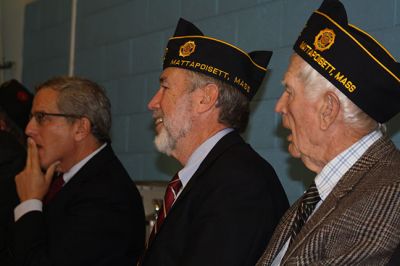 Veteran's Day
A full house at Old Hammondtown School celebrated Mattapoisett veterans and all veterans on November 11. With hundreds in attendance, it was possibly the largest turnout ever for the annual event. Photos by Jean Perry
