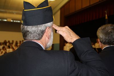 Veteran's Day
A full house at Old Hammondtown School celebrated Mattapoisett veterans and all veterans on November 11. With hundreds in attendance, it was possibly the largest turnout ever for the annual event. Photos by Jean Perry
