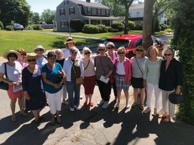 Mattapoisett Woman's Club Garden Tour
Members of the Mattapoisett Woman’s Club during Saturday morning's Garden Tour. Photo courtesy of Jennifer Shepley
