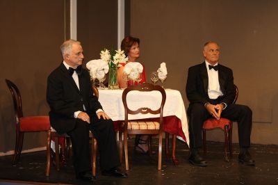 An Invitation to Dinner 
The Marion Art Center invites you to attend its latest production, “The Dinner Party,” written by Neil Simon. The show opens August 11 at 7:30 pm, with shows on August 12, 17, 18, and 19. Tickets can be purchased in advance by visiting or calling the MAC. Photos by Jean Perry
