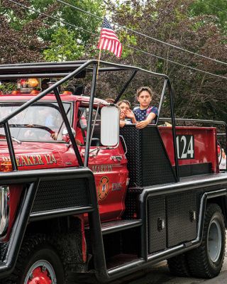 Marion 4th of July Parade
Marion Town Administrator Jay McGrail and Select Board members Norm Hills, John Waterman, and Randy Parker walked the Independence Day parade route on Monday morning along with veterans, marching bands, Boy and Girl Scout troops, youth baseball teams, decorated floats, fire engines, and a convoy of antique cars. Beginning at the Town House, the parade route went up Spring Street, then east on Route 6 before going right onto Front Street all the way down to Main Street and back up to Spring. Photos by Ryan F
