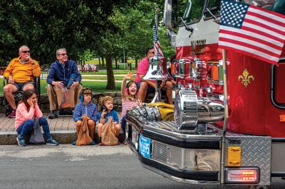 Marion 4th of July Parade
Marion Town Administrator Jay McGrail and Select Board members Norm Hills, John Waterman, and Randy Parker walked the Independence Day parade route on Monday morning along with veterans, marching bands, Boy and Girl Scout troops, youth baseball teams, decorated floats, fire engines, and a convoy of antique cars. Beginning at the Town House, the parade route went up Spring Street, then east on Route 6 before going right onto Front Street all the way down to Main Street and back up to Spring. Photos by Ryan F
