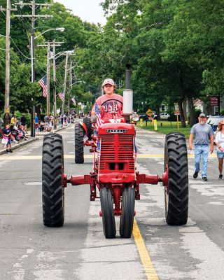 Marion 4th of July Parade
Marion Town Administrator Jay McGrail and Select Board members Norm Hills, John Waterman, and Randy Parker walked the Independence Day parade route on Monday morning along with veterans, marching bands, Boy and Girl Scout troops, youth baseball teams, decorated floats, fire engines, and a convoy of antique cars. Beginning at the Town House, the parade route went up Spring Street, then east on Route 6 before going right onto Front Street all the way down to Main Street and back up to Spring. Photos by Ryan F
