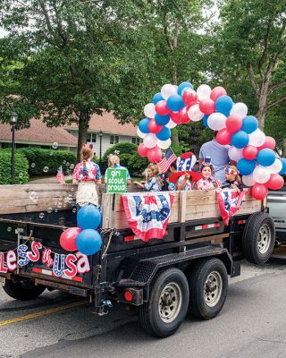 Marion 4th of July Parade
Marion Town Administrator Jay McGrail and Select Board members Norm Hills, John Waterman, and Randy Parker walked the Independence Day parade route on Monday morning along with veterans, marching bands, Boy and Girl Scout troops, youth baseball teams, decorated floats, fire engines, and a convoy of antique cars. Beginning at the Town House, the parade route went up Spring Street, then east on Route 6 before going right onto Front Street all the way down to Main Street and back up to Spring. Photos by Ryan F
