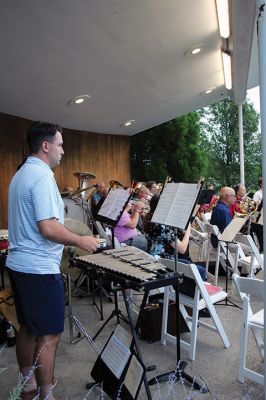 Marion Town Band
The Marion Bandstand came alive on July 21 with its Friday night concert series. Photos by Mick Colageo
