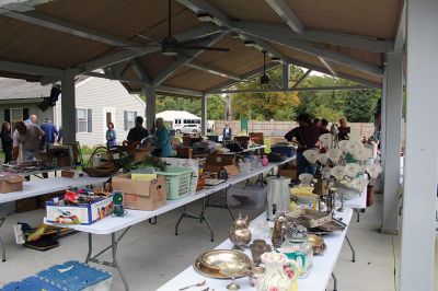 Yard Sale
A wide variety of indoor and outdoor goods were purchased during the yard sale held Saturday at the Cushing Community Center in Marion. Photos by Mick Colageo
