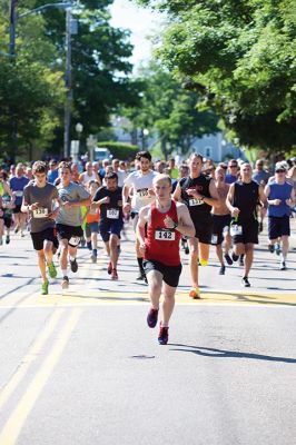 Marion Village 5K
The number of participants in this year’s Marion Village 5K might have been down slightly according to race organizers, but the sentiment of fun and competition certainly was not on Saturday, June 25. Taking first place for men was Andrew Sukeforth of Middleboro with a time of 15:43, and Meg Hughes of Rochester won first place in the women’s division with a time of 19:50. The annual 5K race that winds its way through scenic Marion village is now in its 20th year. Photos by Colin Veitch
