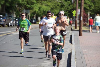 Marion Village 5K
The number of participants in this year’s Marion Village 5K might have been down slightly according to race organizers, but the sentiment of fun and competition certainly was not on Saturday, June 25. Taking first place for men was Andrew Sukeforth of Middleboro with a time of 15:43, and Meg Hughes of Rochester won first place in the women’s division with a time of 19:50. The annual 5K race that winds its way through scenic Marion village is now in its 20th year. Photos by Colin Veitch
