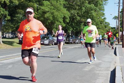 Marion Village 5K
The number of participants in this year’s Marion Village 5K might have been down slightly according to race organizers, but the sentiment of fun and competition certainly was not on Saturday, June 25. Taking first place for men was Andrew Sukeforth of Middleboro with a time of 15:43, and Meg Hughes of Rochester won first place in the women’s division with a time of 19:50. The annual 5K race that winds its way through scenic Marion village is now in its 20th year. Photos by Colin Veitch
