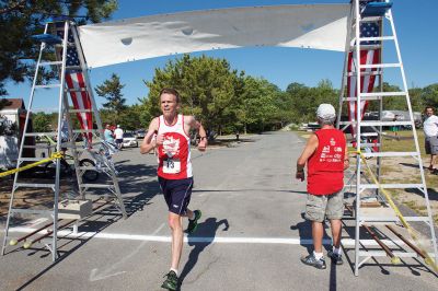 Marion Village 5K
The number of participants in this year’s Marion Village 5K might have been down slightly according to race organizers, but the sentiment of fun and competition certainly was not on Saturday, June 25. Taking first place for men was Andrew Sukeforth of Middleboro with a time of 15:43, and Meg Hughes of Rochester won first place in the women’s division with a time of 19:50. The annual 5K race that winds its way through scenic Marion village is now in its 20th year. Photos by Colin Veitch
